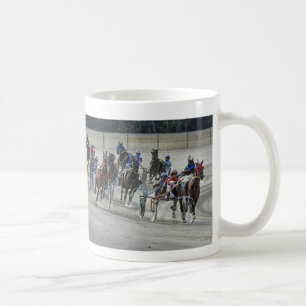 Taza De Café Carreras de arnés que redondean por último la ta