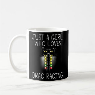 Taza De Café Carreras De Arrastrar Graciosa Para Chicas Racer R