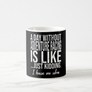 Taza De Café Carreras de aventura divertida idea de regalo
