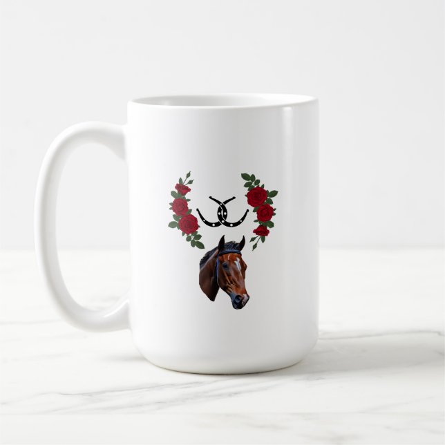 Taza De Café Carreras de caballo Mug (Izquierda)