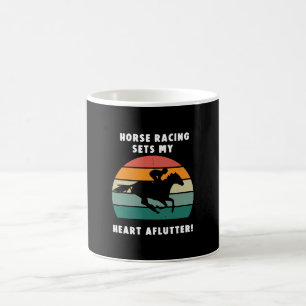 Taza De Café Carreras de caballos