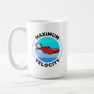 Taza De Café Carreras de lancha motora para hidroavión