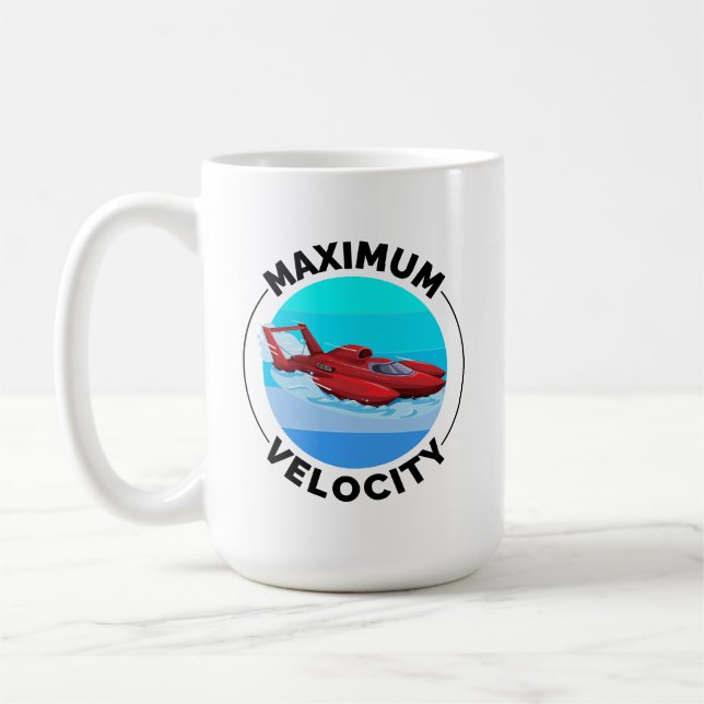 Taza De Café Carreras de lancha motora para hidroavión (Izquierda)