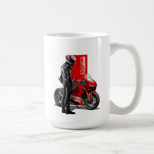 Taza De Café Carreras de Superbike Pasión Máxima Gráfico de Mot
