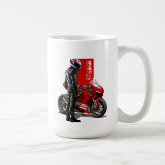 Taza De Café Carreras de Superbike Pasión Máxima Gráfico de Mot