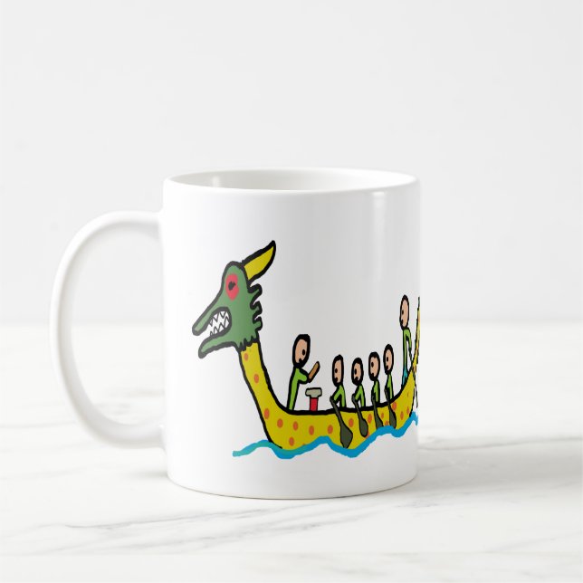 Taza De Café Carreras del barco Dragon (Izquierda)