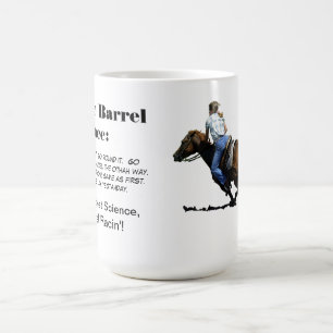 Taza De Café Carreras del barril - chicas - cómo Barrel la raz