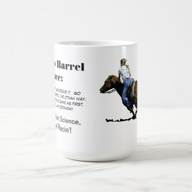 Taza De Café Carreras del barril - chicas - cómo Barrel la raza (Centro)