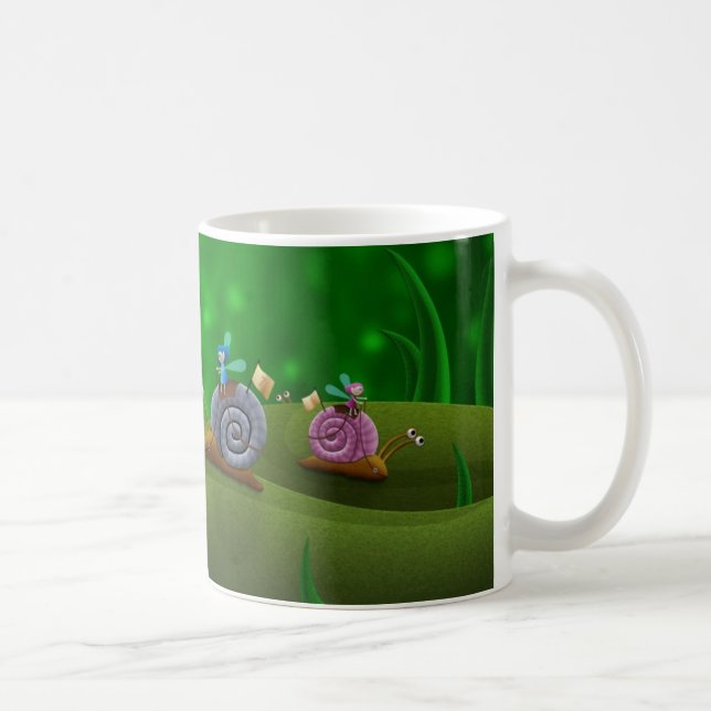 Taza De Café Carreras del caracol (Derecha)