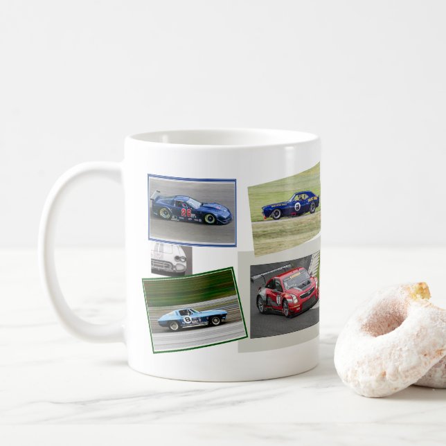 Taza De Café Carreras del motor (Con donut)