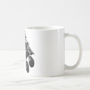 Taza De Café Carreras del patio de 4 ruedas