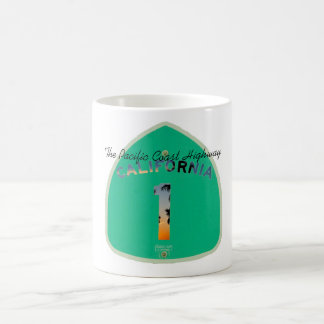 Taza De Café Carretera de la Costa del Pacífico