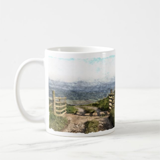 TAZA DE CAFÉ CARRETERA DE MONTAÑA (Izquierda)