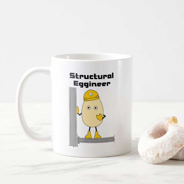 Taza De Café Carretera Eggineer Estructural (Con donut)