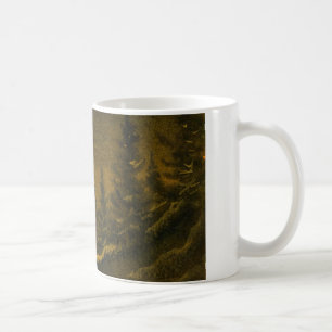 Taza De Café Carretera rural Mug luna de caza nocturno rural