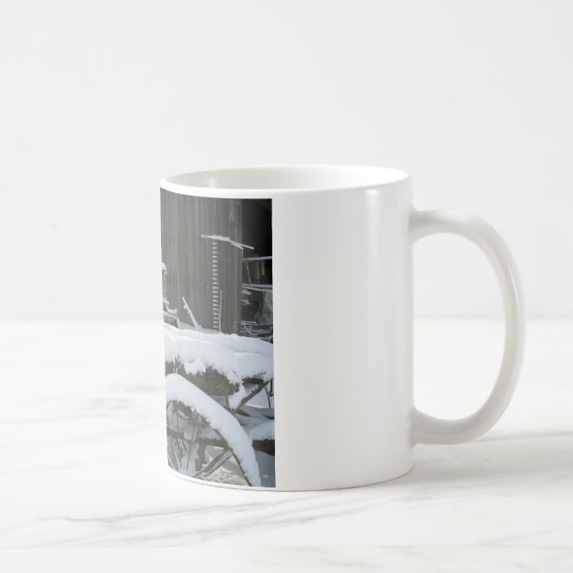 Taza De Café Carro de nieve (Derecha)