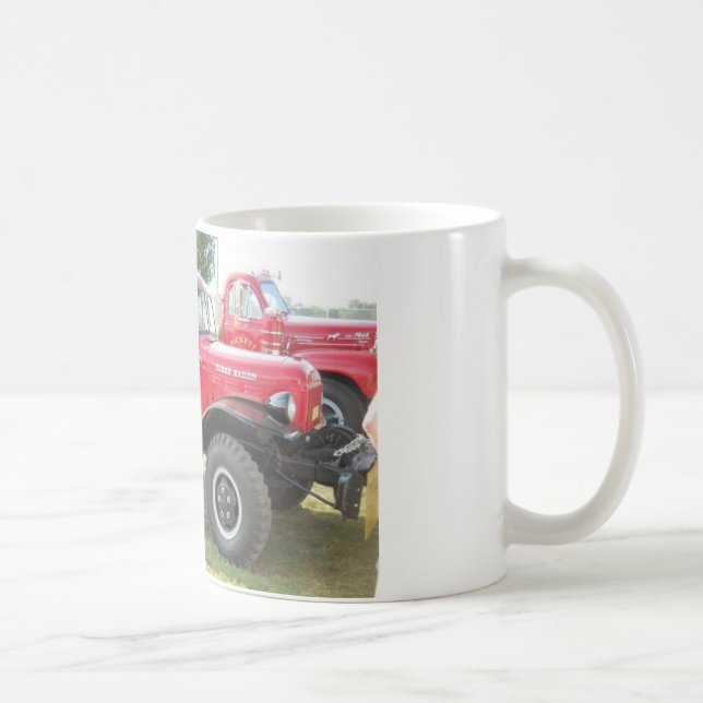 Taza De Café Carro rojo del poder de Dodge (Derecha)