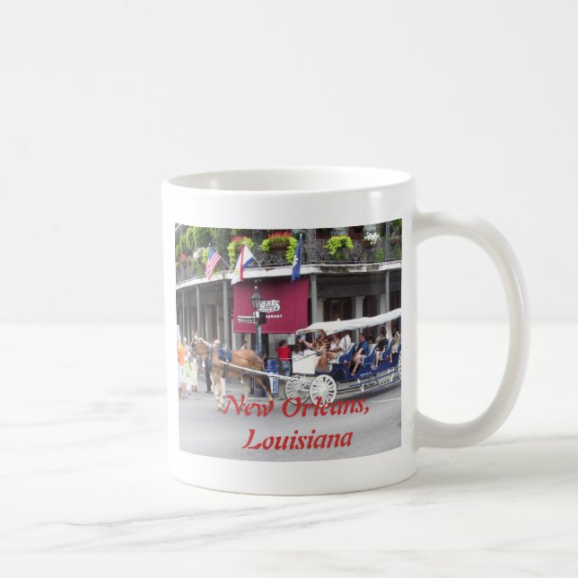 Taza De Café Carro traído por caballo (Derecha)
