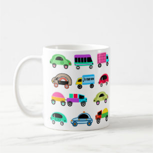 Taza De Café Carros divertidos