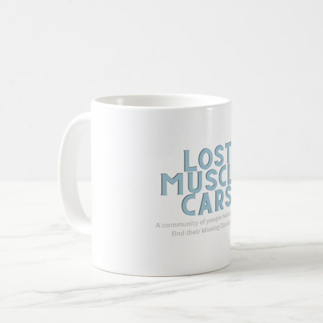 Taza De Café Carros musculares perdidos (Anverso izquierdo)