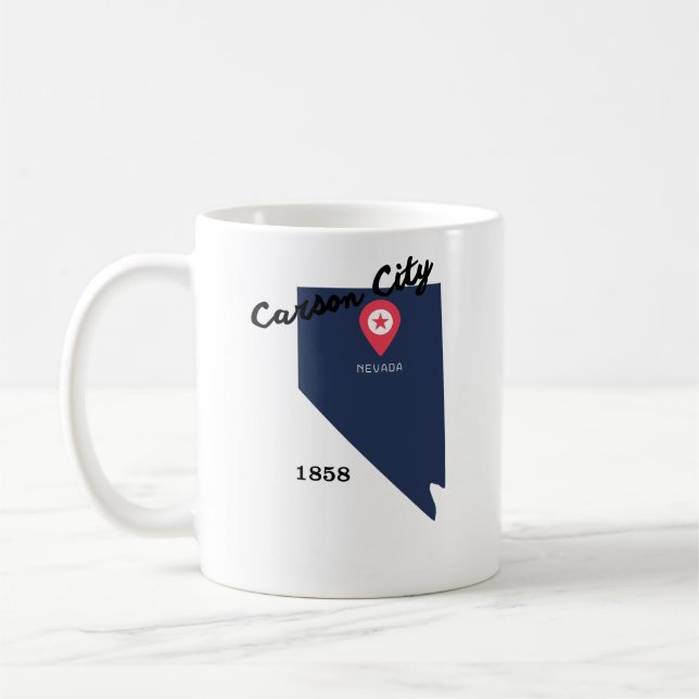 Taza De Café Carson City coffee mug  (Izquierda)