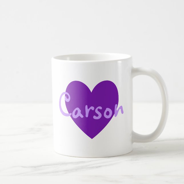Taza De Café Carson en morado (Derecha)