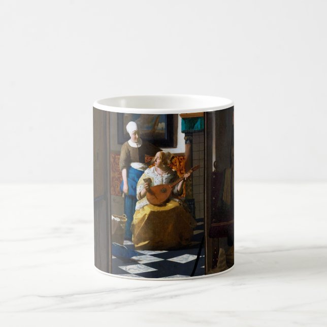 Taza De Café Carta de amor, Johannes Vermeer (Centro)