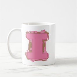 Taza De Café Carta de café I: Inicial de monograma