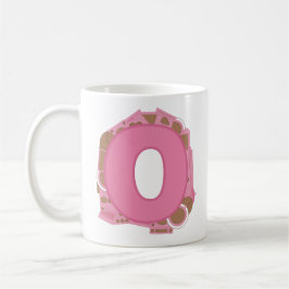 Taza De Café Carta de café O: Inicial Monograma