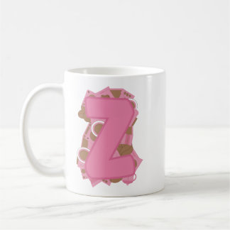 Taza De Café Carta de café Z: Monograma inicial
