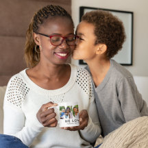 Carta de Foto de Mamá Moderna Te Amamos
