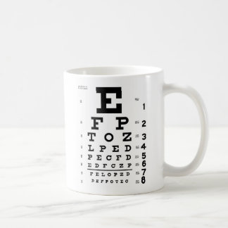 Taza De Café Carta de ojo