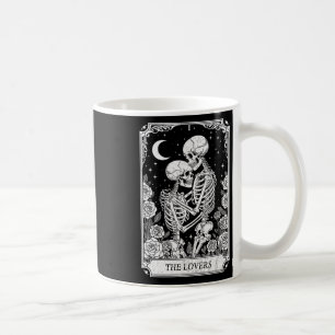 Taza De Café Carta de Tarot Los Amantes Esqueleto Gótic Hallowe
