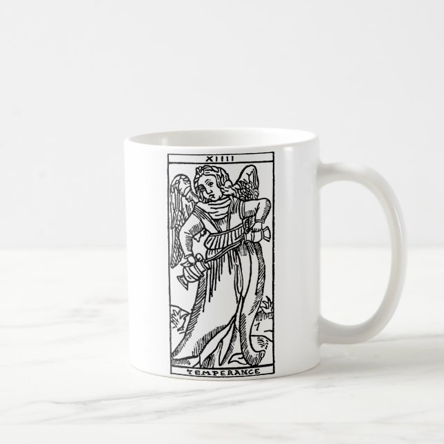 Taza De Café Carta de tarot: Templanza (Derecha)