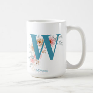 Taza De Café Carta de tazón de café personalizada W