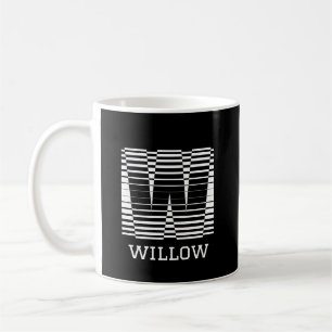 TAZA DE CAFÉ CARTA INICIAL W - NOMBRE DE ALFABETO W