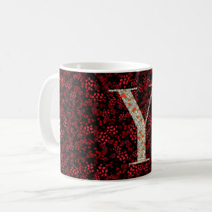Taza De Café Carta Y libertad roja y borgoña