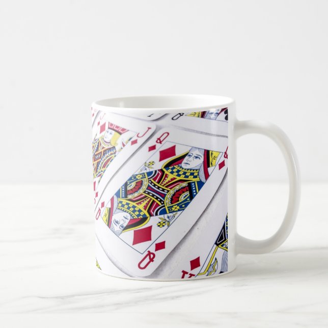 Taza De Café cartas-316501 jugar juego de póquer sobre cubierta (Derecha)