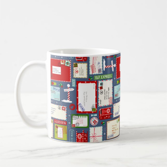 Taza De Café Cartas a los niños a los Navidades de Santa Elena (Izquierda)
