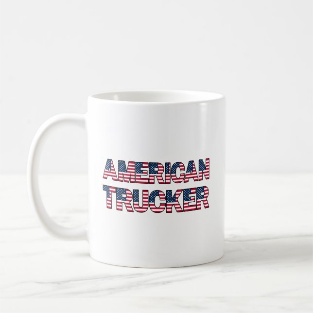 Taza De Café Cartas de camioneros estadounidenses marcan carret (Izquierda)