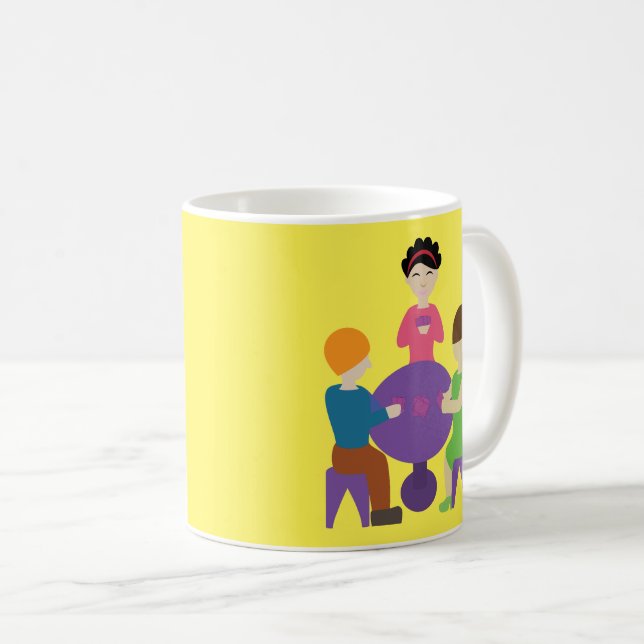 Taza De Café Cartas de Juego (Anverso derecho)