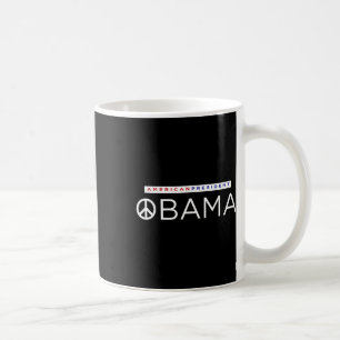 Taza De Café Cartel de paz del presidente estadounidense Barack