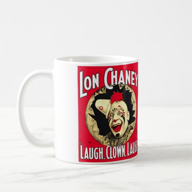 Taza de café - cartel de película de Lon Chaney (Izquierda)