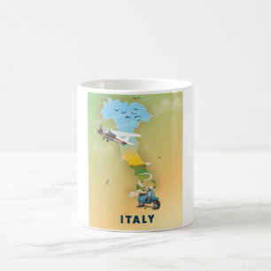 Taza De Café Cartel de viaje a Italia