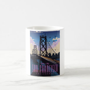 Taza De Café Cartel de viaje a San Francisco