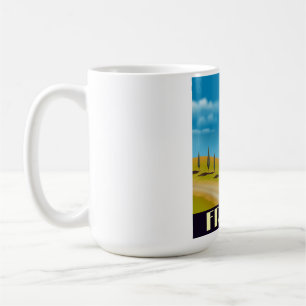 Taza De Café Cartel de viaje de estilo vintage de Francia