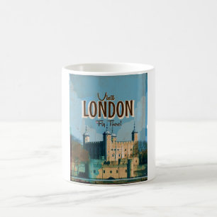 Taza De Café Cartel de Viajes de Londres