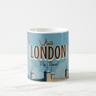 Taza De Café Cartel de Viajes de Londres