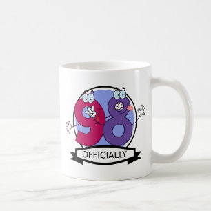 Taza De Café Cartel oficial de cumpleaños 98.