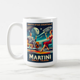 Taza De Café Carteles de viaje espacial Martini Estrella de la